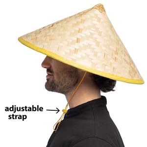 Chapeau conique asiatique