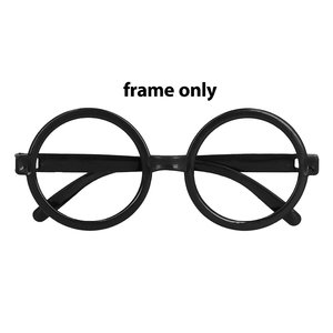 Sorcier: lunettes et baguette magique