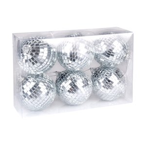 Boules disco - 8 cm: 6 pièces