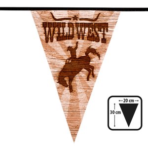 Wimpelkette: Wild West