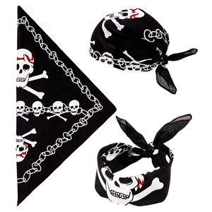 Bandana: Totenköpfe - Pirat