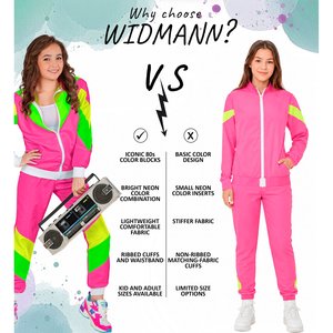 80er Jahre Trainingsanzug: Neon Pink