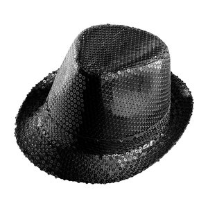 Fedora: Schwarze Pailletten