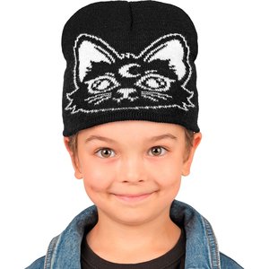 Kinder-Beanie: Mondkatze