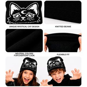 Kinder-Beanie: Mondkatze