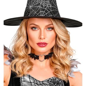 Collier ras-du-cou: chauve-souris - coeur