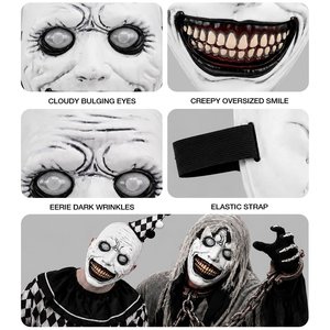 Maschera: Clown con occhi sporgenti