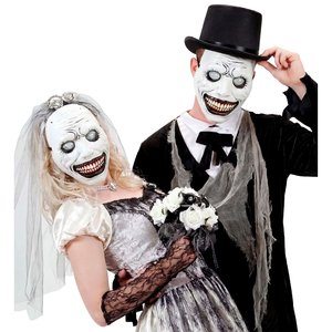 Maschera: Clown con occhi sporgenti