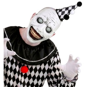 Maschera: Clown con occhi sporgenti