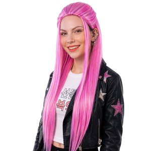 Acconciatura K-Pop: rosa