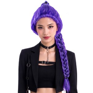 Acconciatura K-Pop: viola