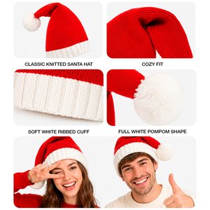 Cappellino di Natale: lavorato a maglia