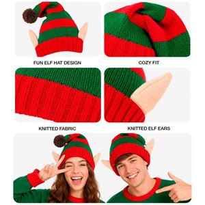 Cappellino da elfo: lavorato a maglia