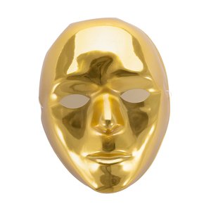 Maske: Gesicht - Gold
